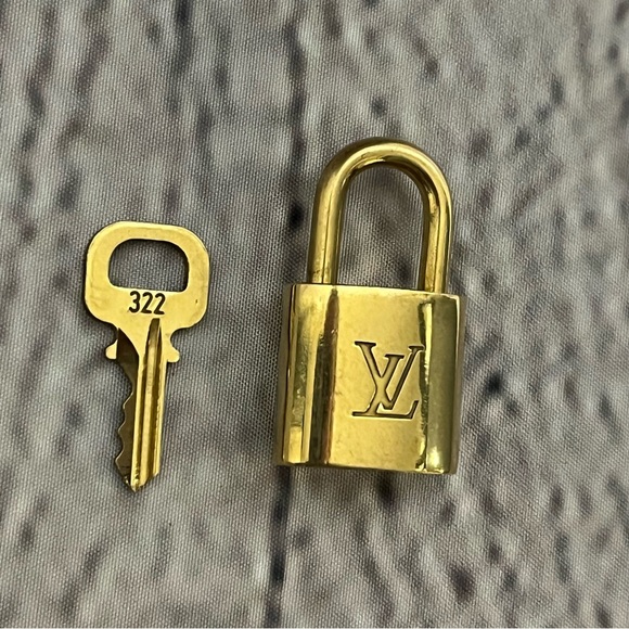 Vintage Louis Vuitton Lock And Key Set Authentic (#322) - Picture 9 of 9